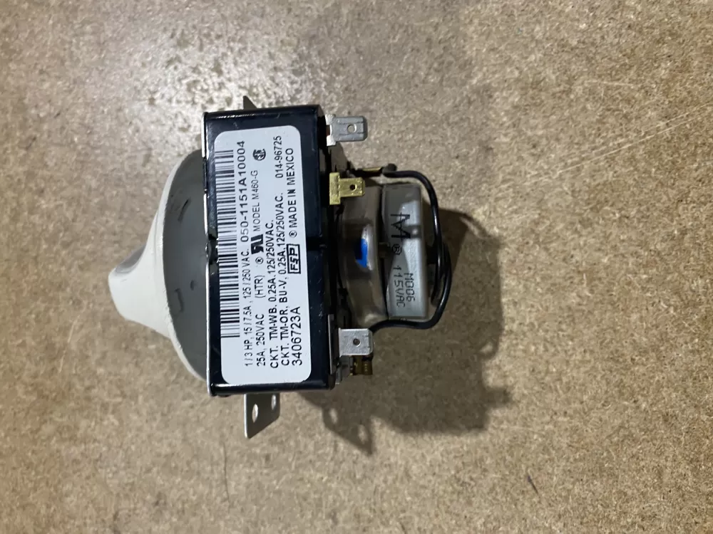 Whirlpool 3406723A 4433735 AP6008572 PS11741712 EAP11741712 Dryer Timer