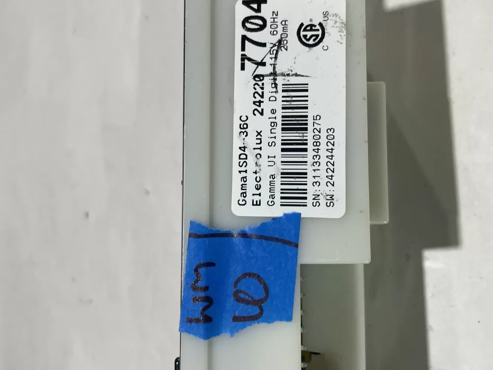 Frigidaire A01078804 242207704 Refrigerator UI Control Board AZ156410 | Wm10