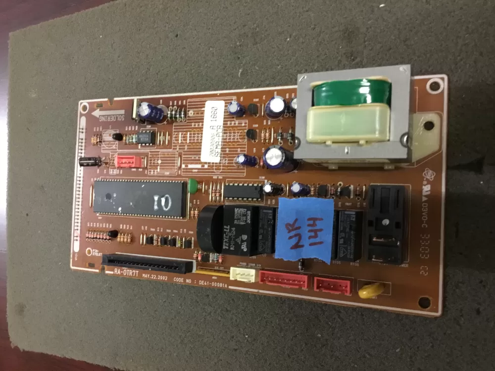 Samsung GE WB27X10508 DE41-00081A Microwave Control Board AZ100657 | NR144