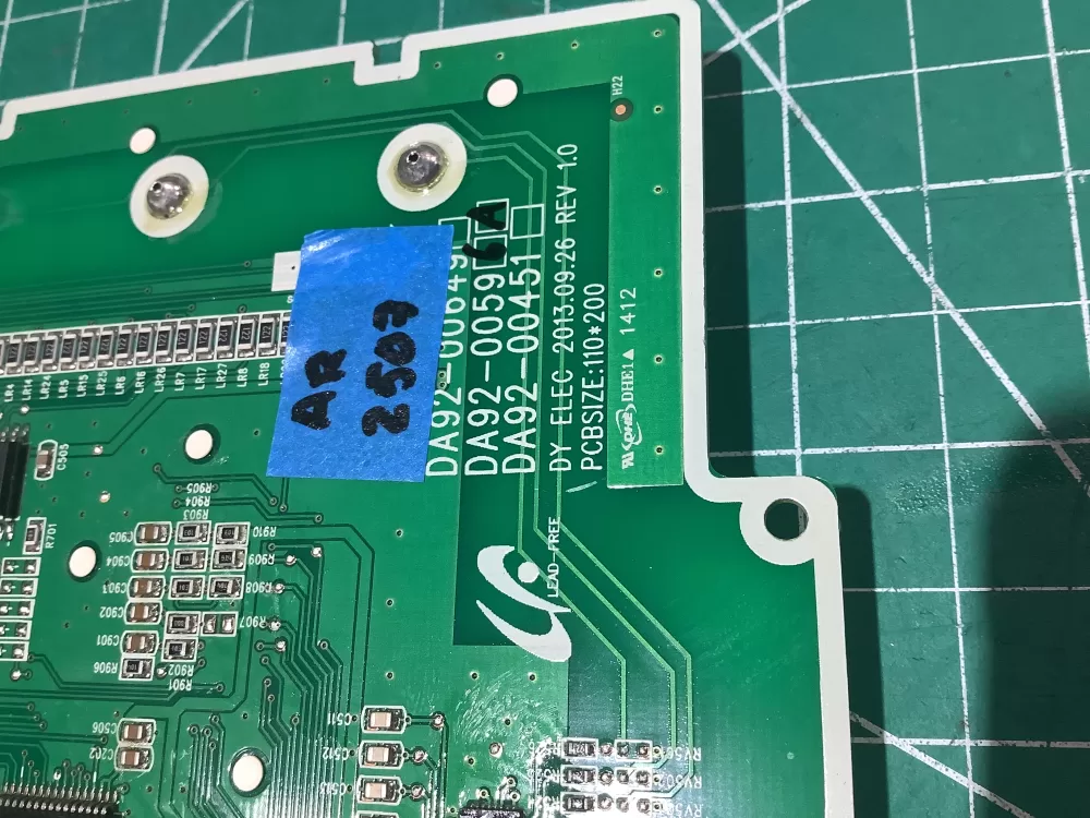 Samsung DA92-00596A Refrigerator Dispenser Control Board AZ185316 | AR2507