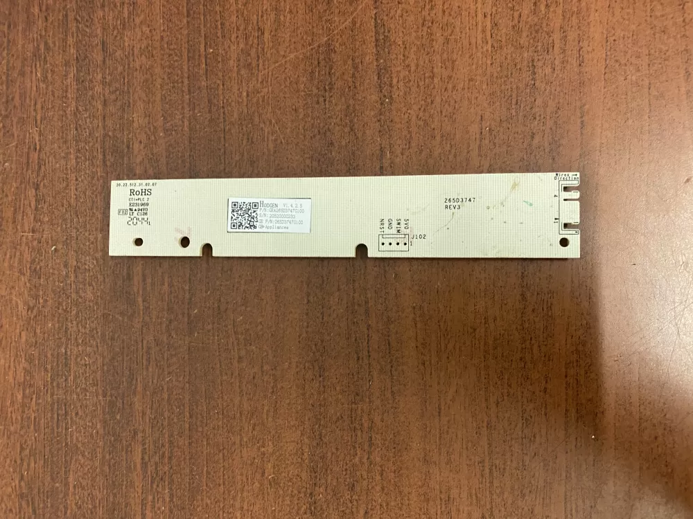 GE 265D3747G100 Dishwasher Control Board AZ49206 | BK1801