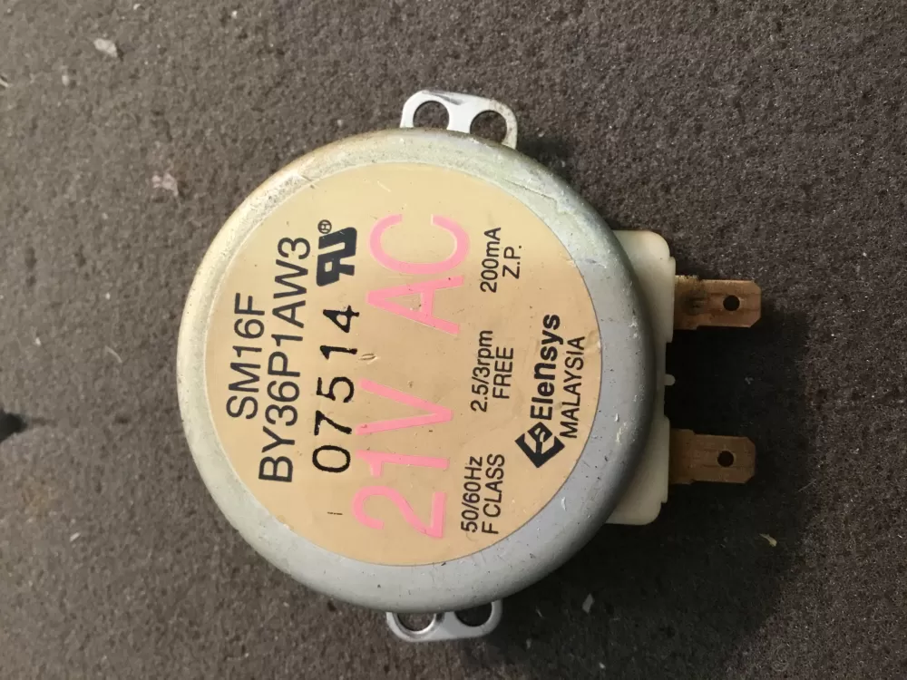 GE BY36P1AW3 Sm16f Oven Microwave Control Board Motor Turntable AZ100757 | NR132