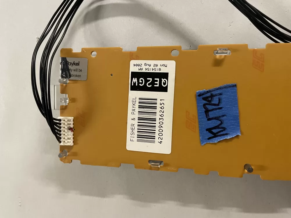 Fisher & Paykel Washer 420090P Main Control Board AZ140580 | KM724