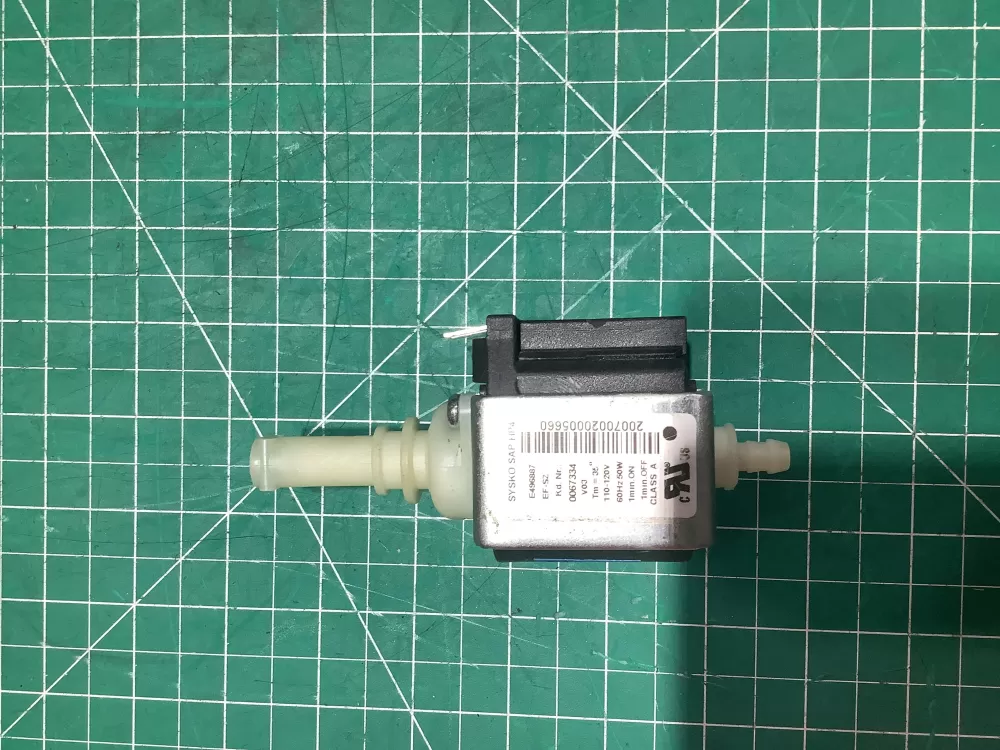 Miele 0067334  20070020005660  E496887 Water Pump Sysko SAP