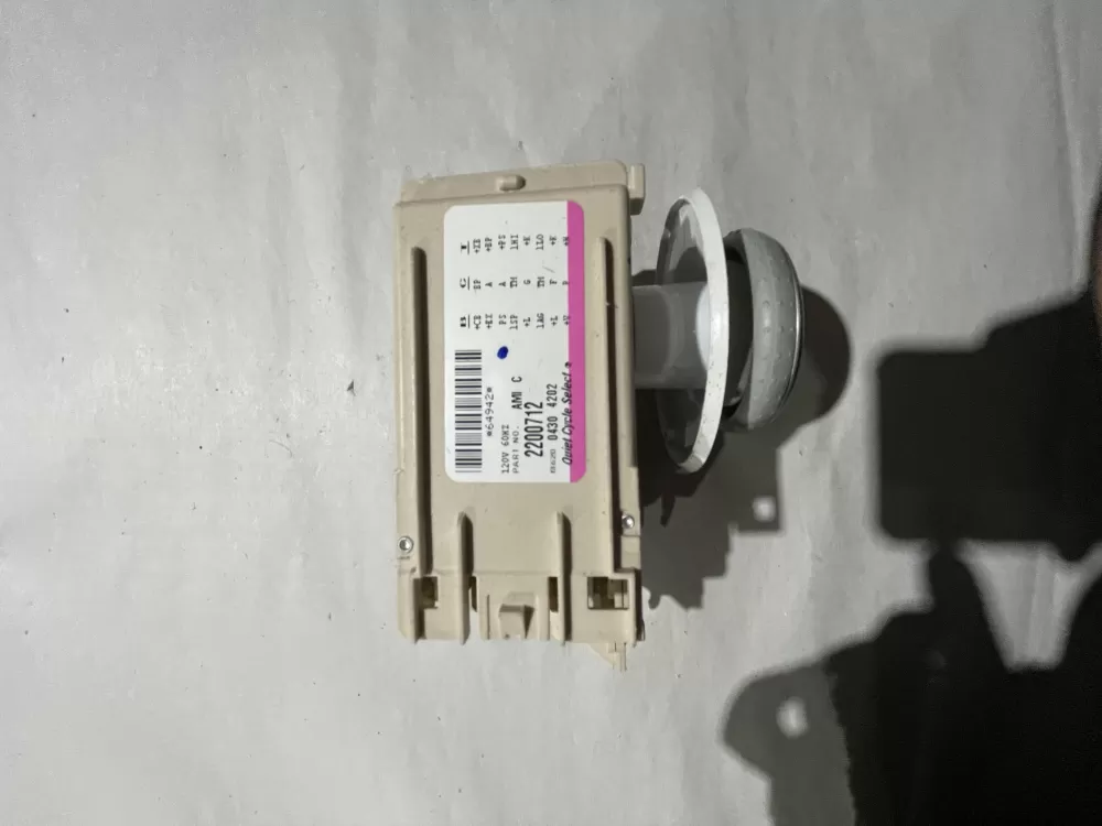 Maytag Amana 2200712 WP27001113 Washer Timer AZ204093 | KM2501