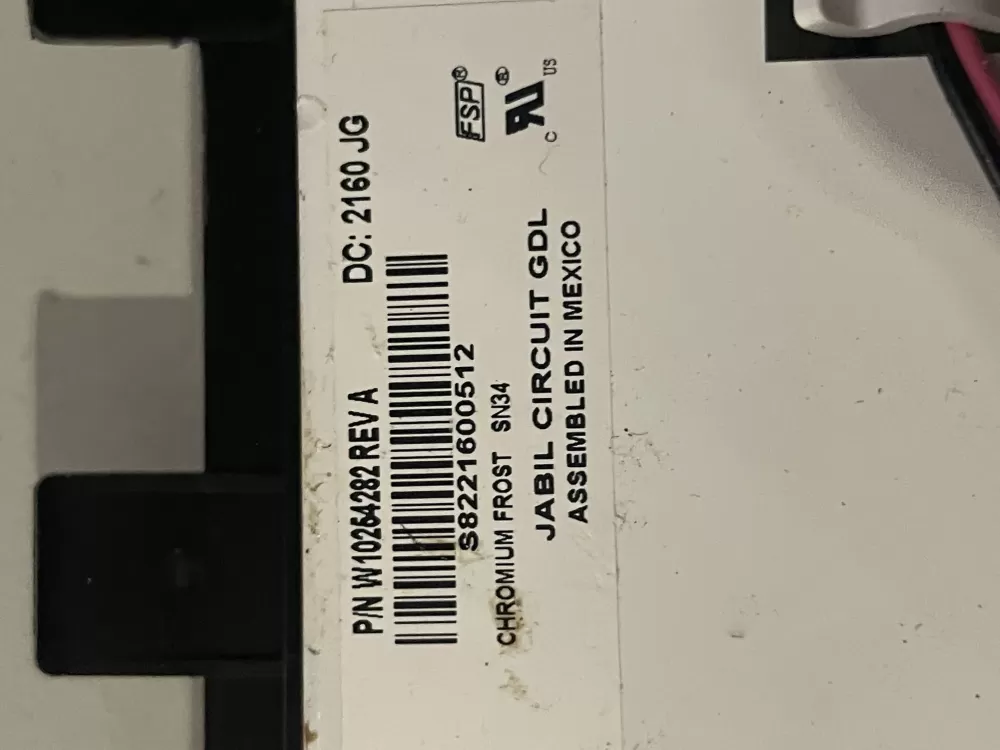 Whirlpool W10254282 Refrigerator Dispenser Control Board AZ33463 | Wm342