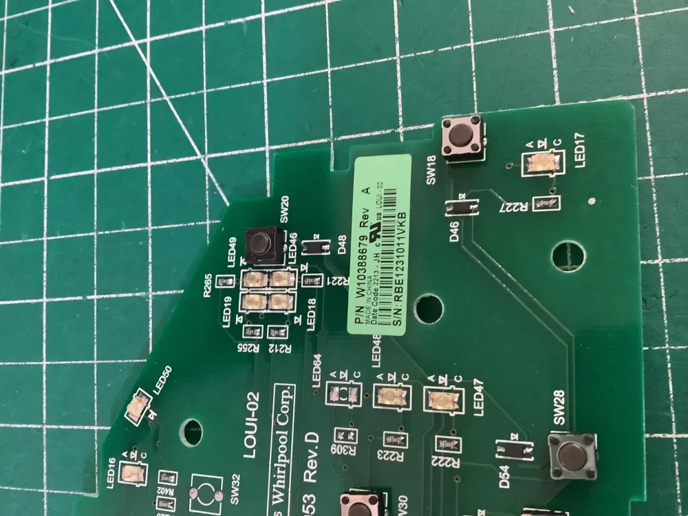 Whirlpool W10388679 W10388675 Dryer Control Board AZ192336 | NR550