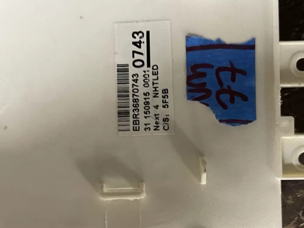 LG EBR36870743 Washer Control Board AZ46043 | Wm77