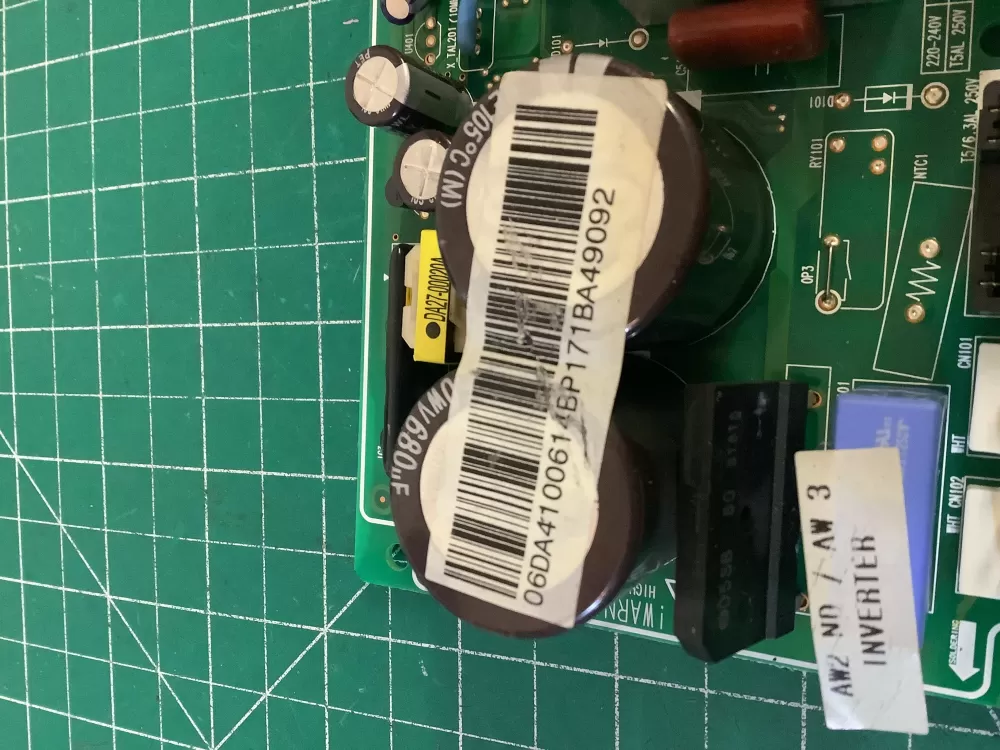 Samsung DA41 00585A 00614B Refrigerator Control Board Inverter AZ201779 | NR330