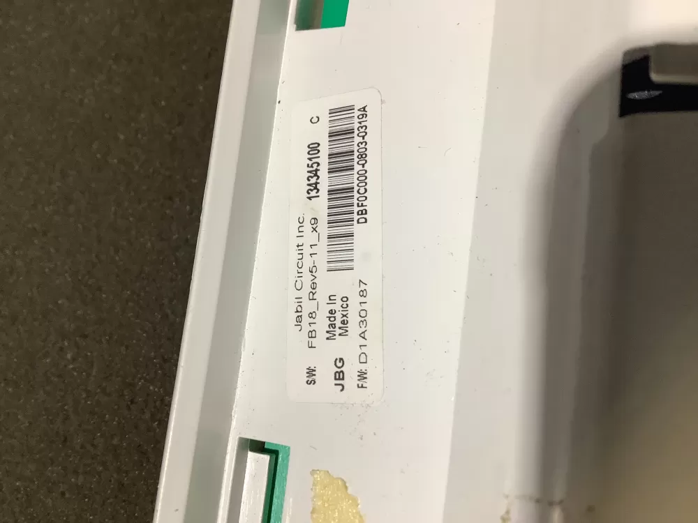 Samsung Frigidaire Electrolux 134345100 Washer Control Board AZ121912 | NRV707
