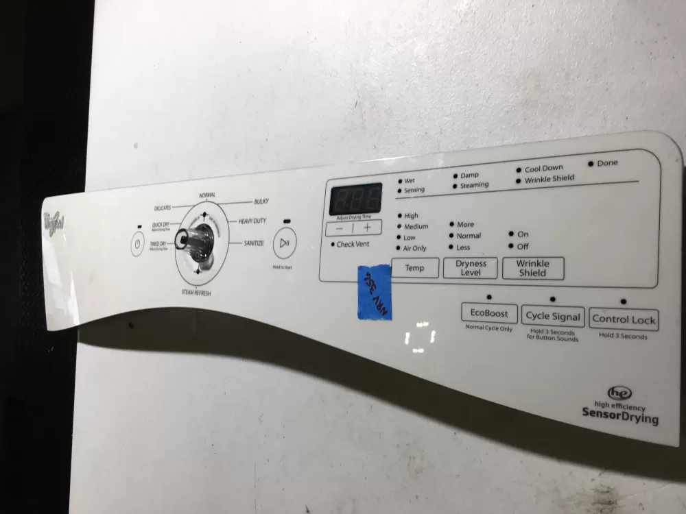 Whirlpool W10891930 W10895863 Dryer Control Board Panel AZ29413 | NRV356
