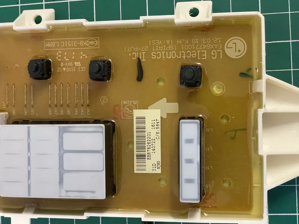 LG EBR76262201 EBR75446006 Washer Control Board AZ184028 | KM709