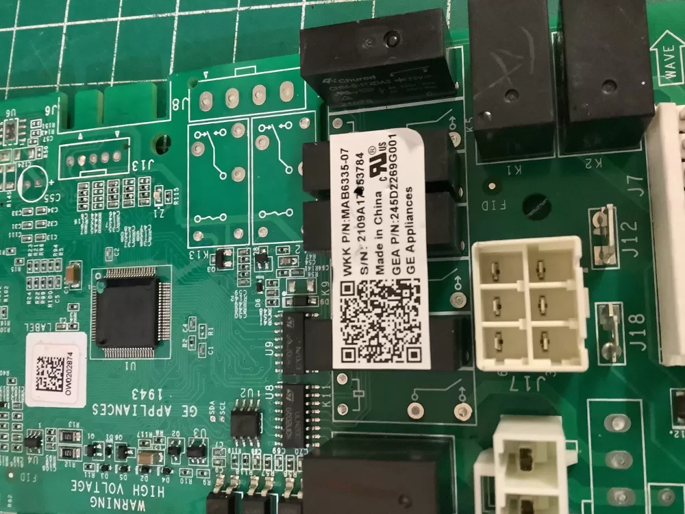GE 245D2269G001 Refrigerator Control Board AZ184803 | NR2671