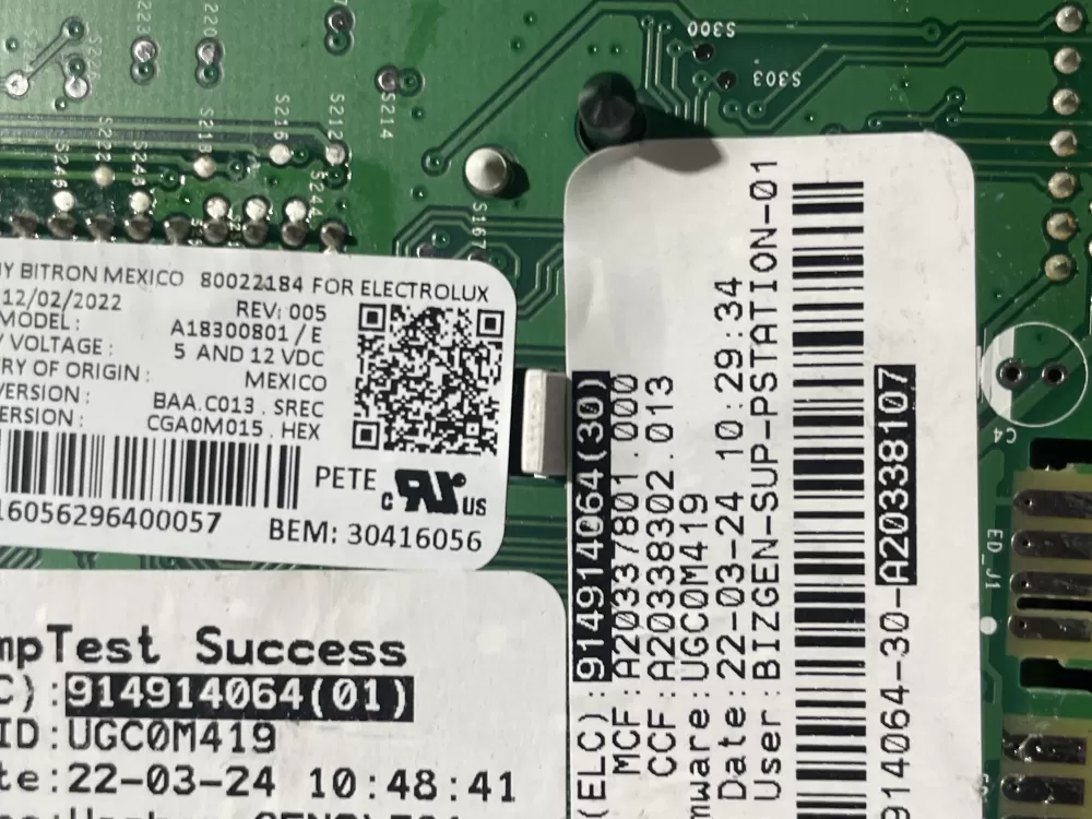 Frigidaire Electrolux 5304515282 A18300801 80022184 Washer Knob AZ88118 | Wm1394