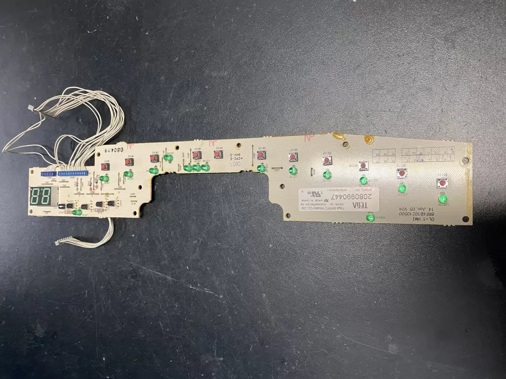 GE 165D7803P301 Dishwasher Control Board