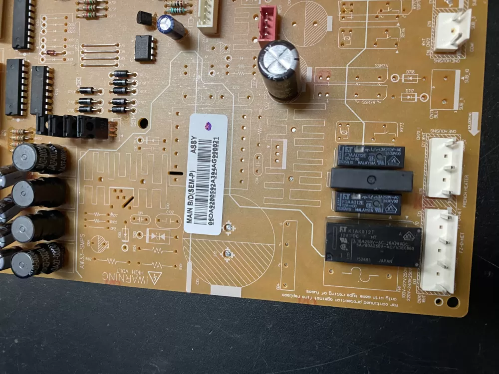 Samsung DA92-00592A DA92-00592B Refrigerator Control Board AZ23727 | BK775