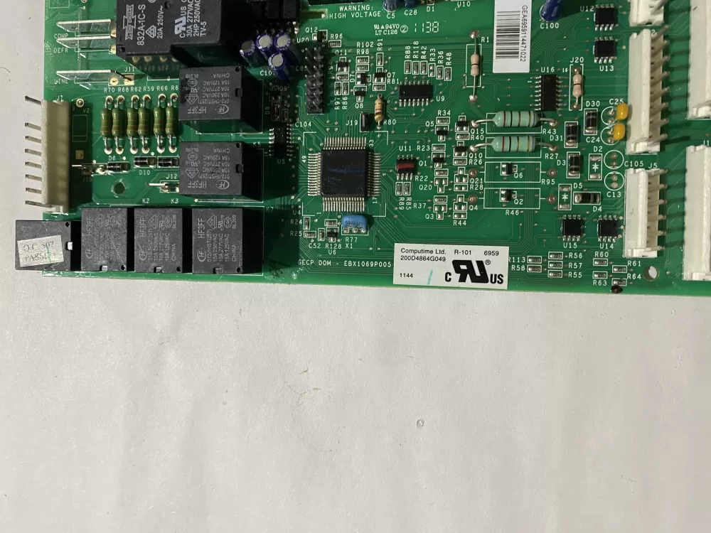 GE 200D4864G049 EBX1069P005 Refrigerator Control Board AZ195520 | BK2719
