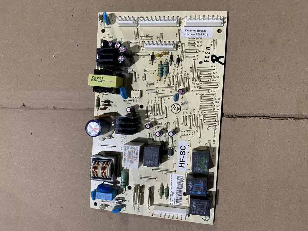 GE 200D6221G028 EBX1110P002 Refrigerator Control Board