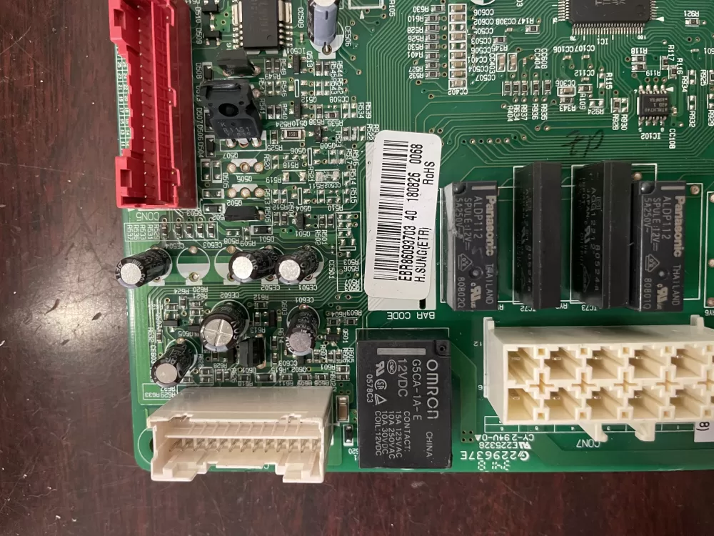 LG EBR86093703 CSP30021045 PS12750321 Refrigerator Control Board