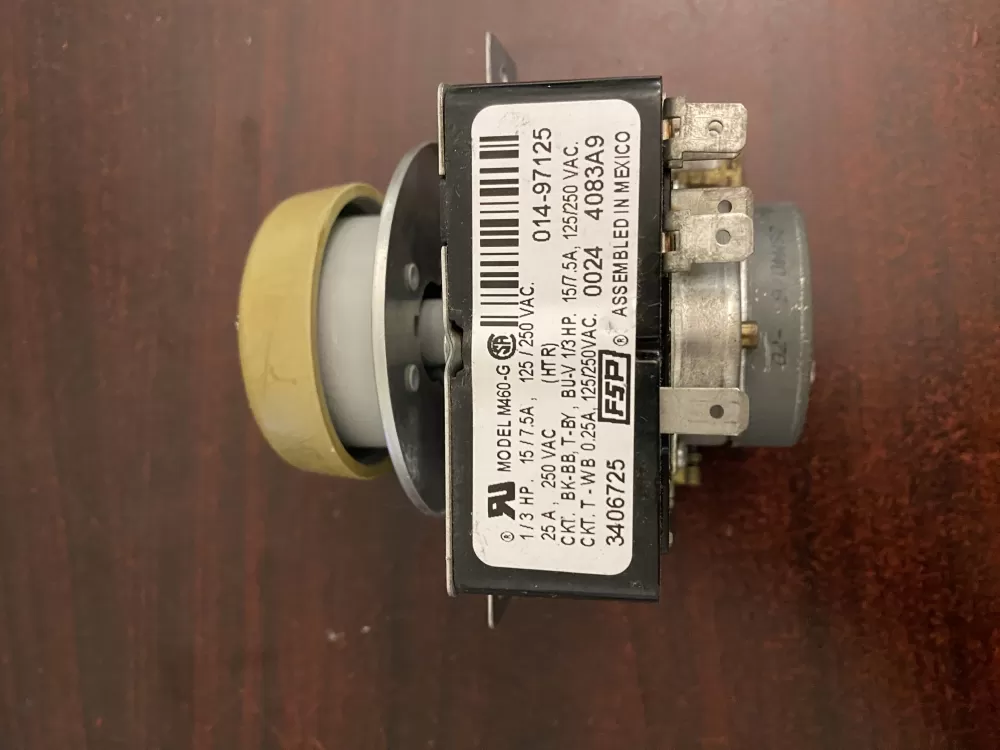 Whirlpool Maytag Amana WP3406725 3406725 AP6008573 Dryer Timer AZ79897 | BK2038