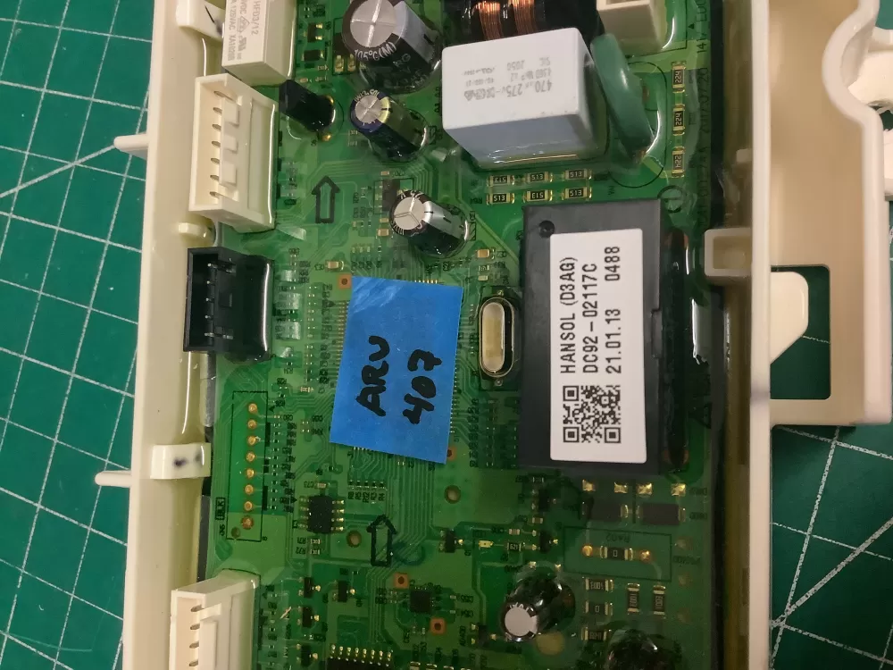 Samsung DC92 02117C Washer Control Board AZ205781 | ARV407