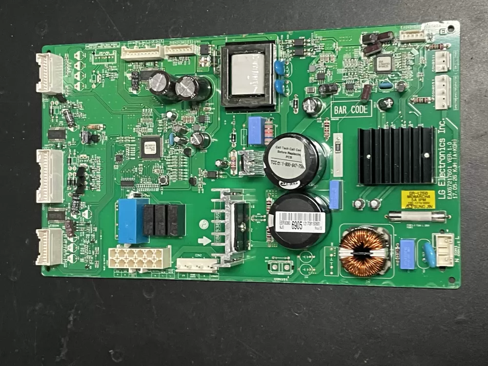 LG 6871JR1034G EBR78940623 EBR78940624 EBR83806904 EBR83806905 CSP30021023 PS12750317 Refrigerator Control Board