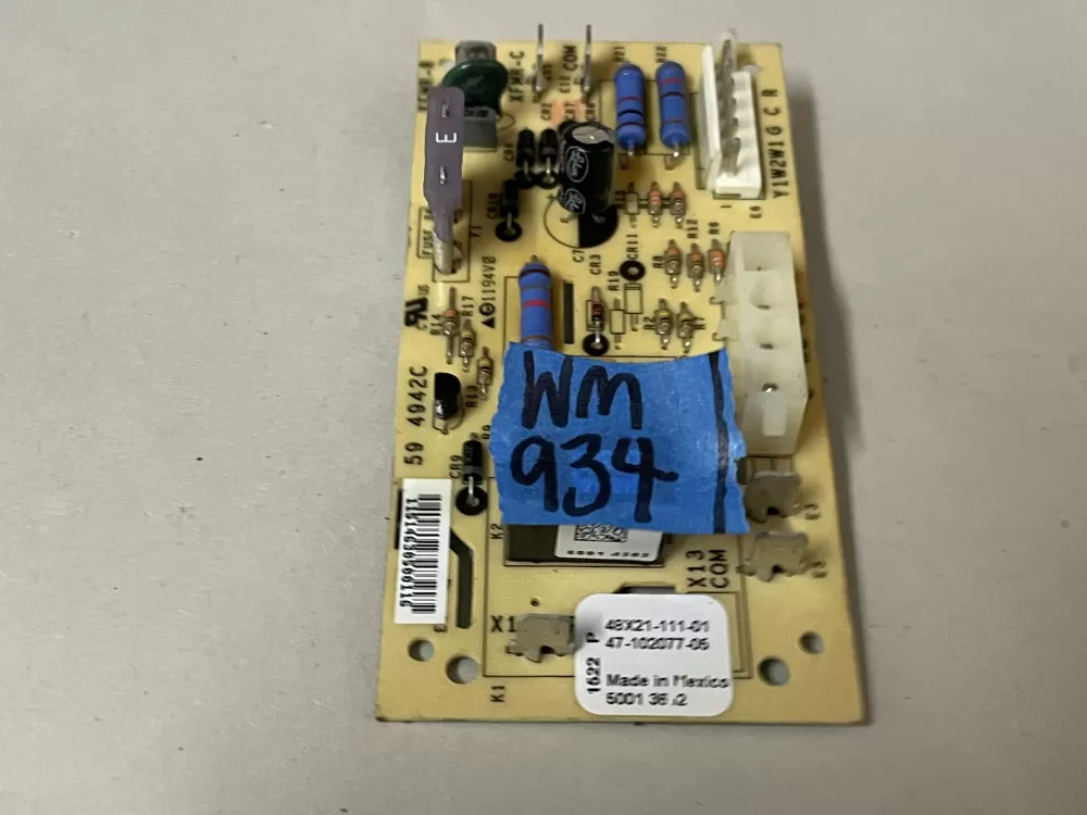 Rheem 47-102077-05 Furnace Ruud Control Board AZ102784 | Wm934