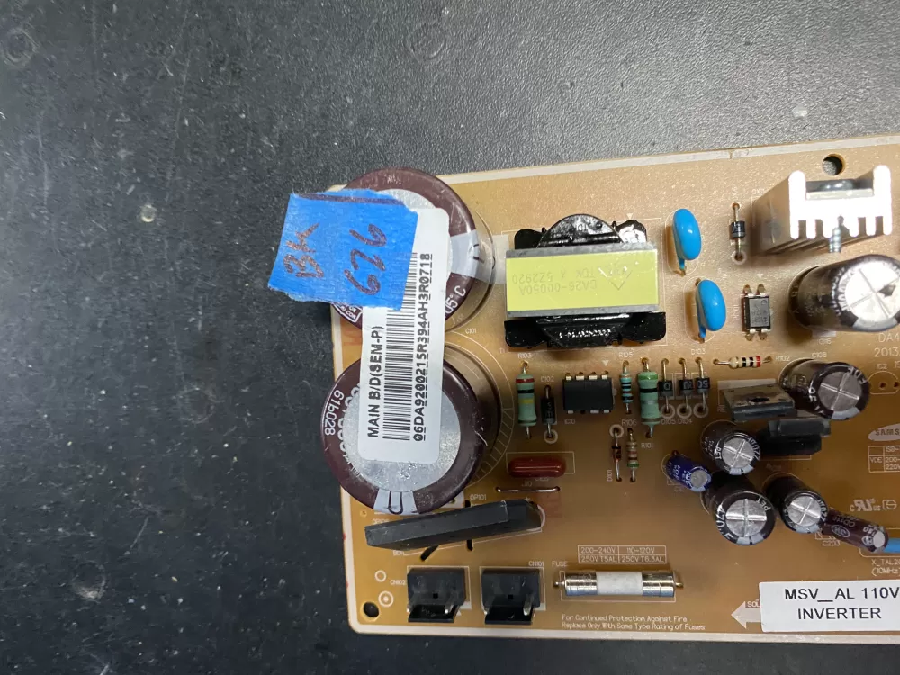 Samsung DA92-00215R Refrigerator Inverter Control Board AZ21228 | BK626