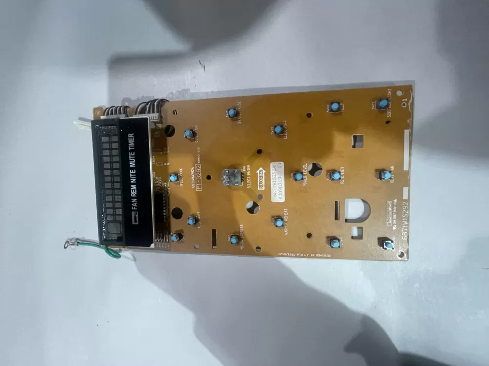 LG  6871W1S292A  6870W1A292A Oven Control Board