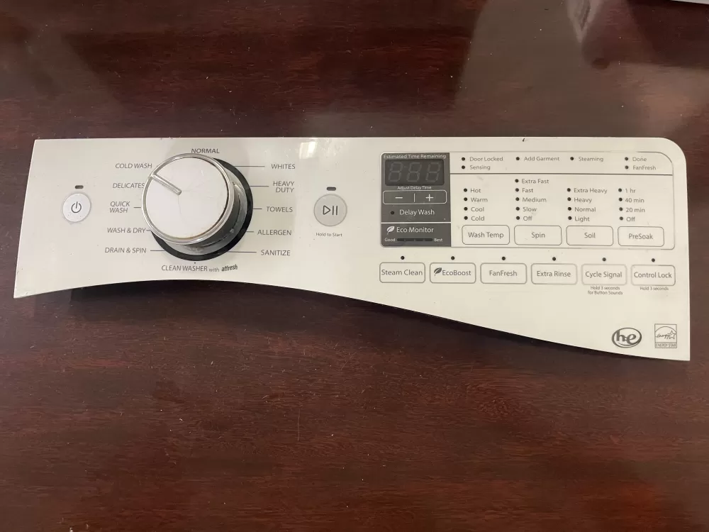 Whirlpool W10433090 W10750481 W10814583 PS11723082 Washer Control Panel