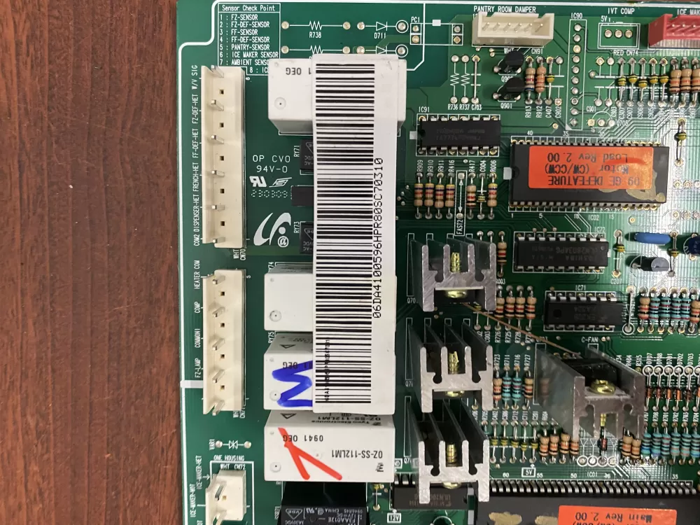 Samsung DA41-00596H Refrigerator Control Board