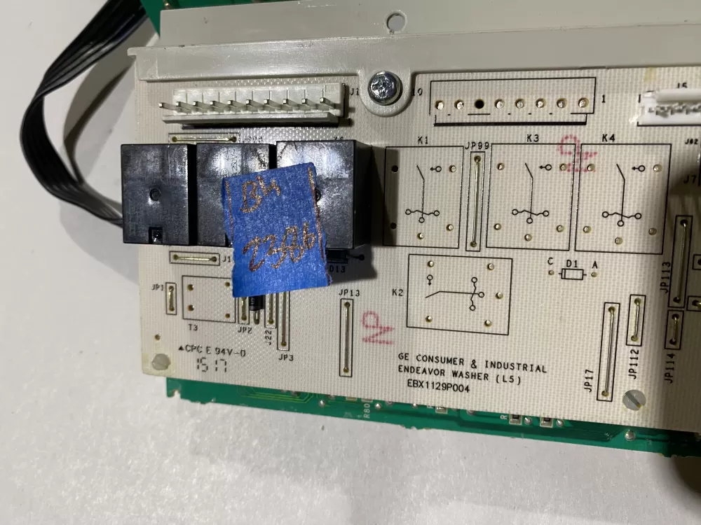 GE 175D5261G040 EBX1129P004 WH12X10614 Washer Control Board AZ141882 | BK2386