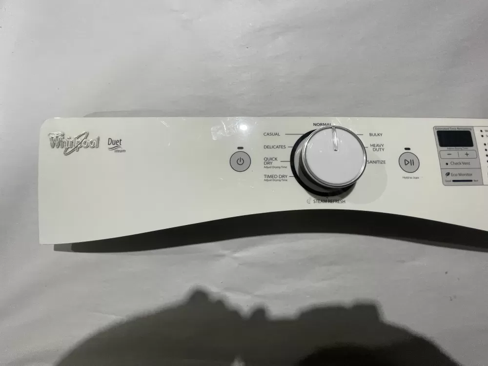 Whirlpool W10800226 W11126011 PS12114442 Dryer Control Panel