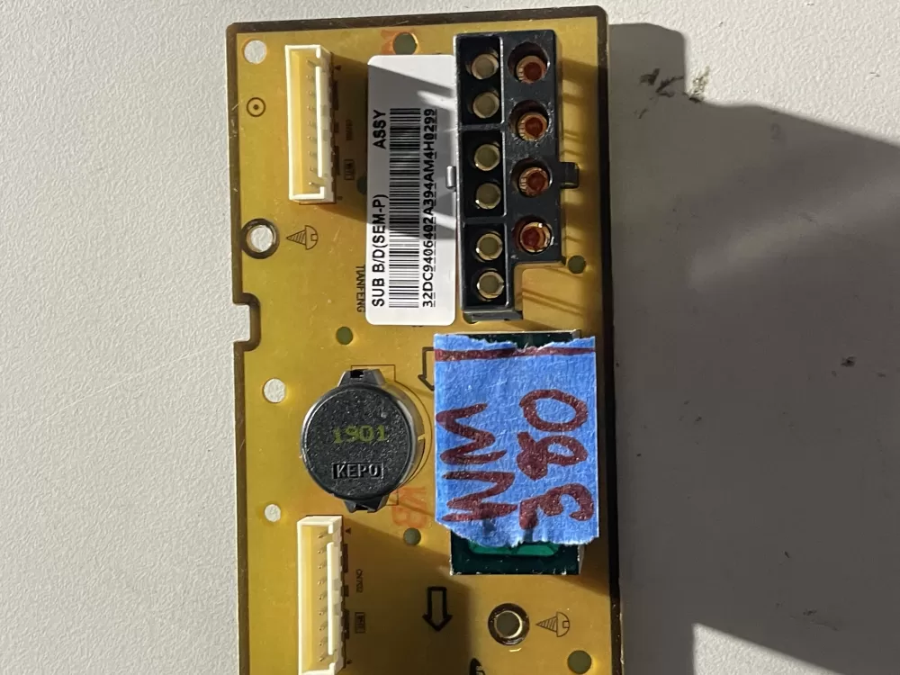 Samsung DC94-06402A Washer Control Board AZ39984 | Wm380