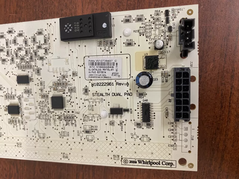 Whirlpool W10738497 W10222961 Refrigerator Display Control Board AZ33409|BK1685