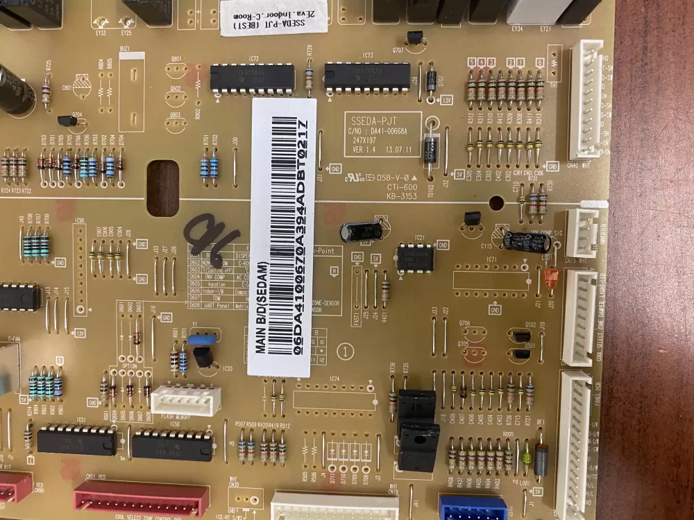 Samsung DA41-00670A Refrigerator Main Control Board PCB AZ41885 | BK1733