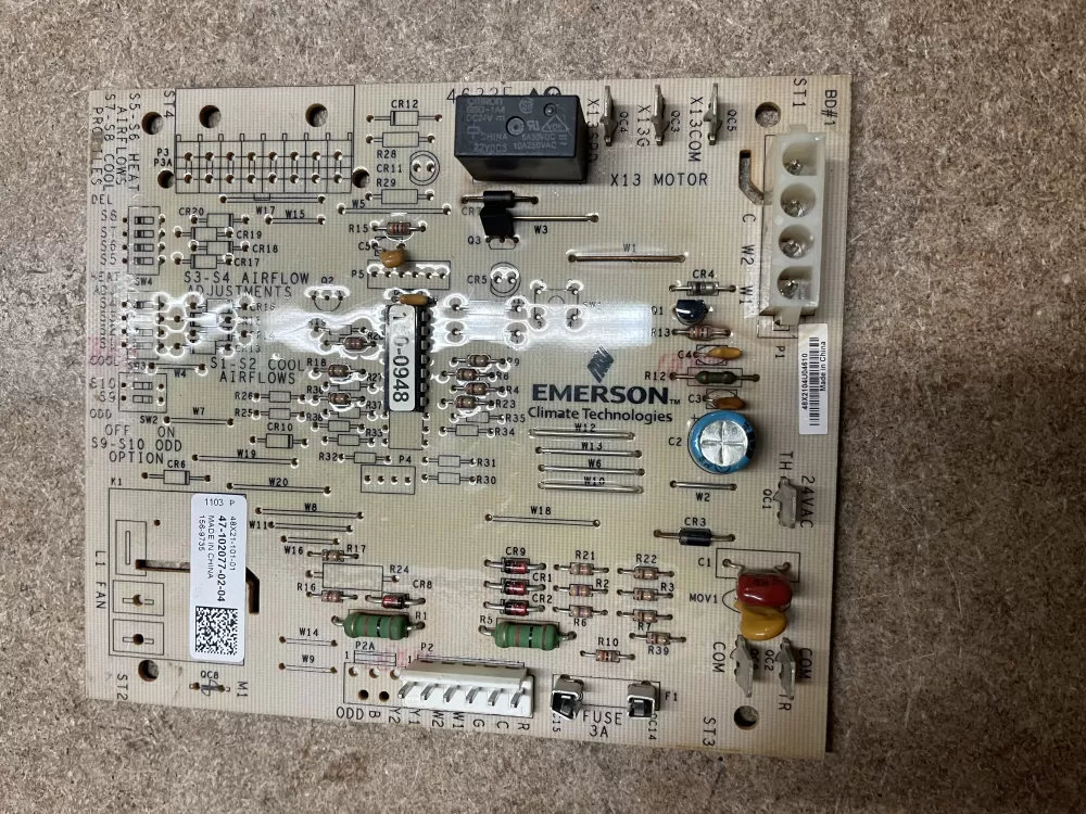 Rheem Air Handler Control Board 47-102077-02-04 156-9735 AZ15527 | KM960