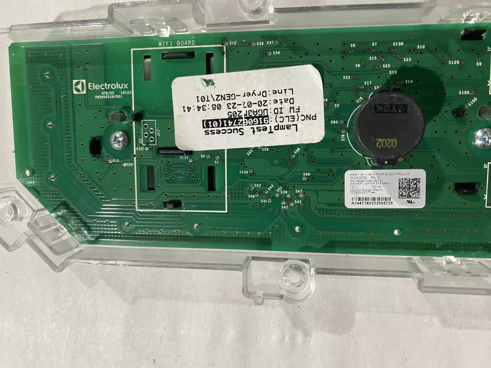 Electrolux Dryer Control Board 916062744 AZ188852 | BK423