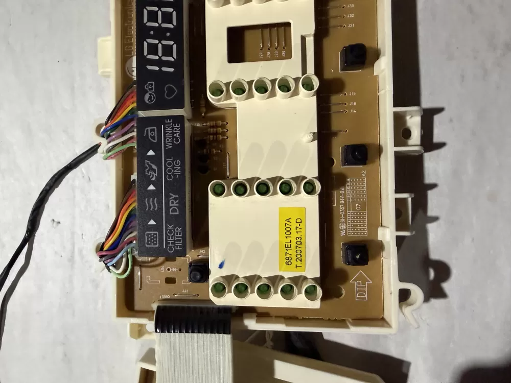 LG Dryer PCB Display Control 6871EL1007A AZ210152 | KMV922