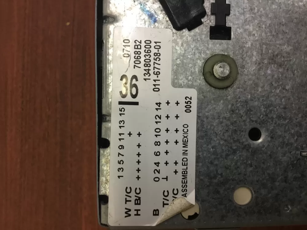 Frigidaire 134803600 Washer Timer Control AZ28367 | NR1540