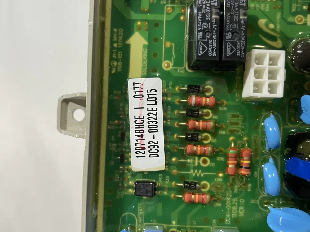 Samsung DC92-00322E DC92-00160A Dryer Electronic Control Board AZ186320 | Wm2744