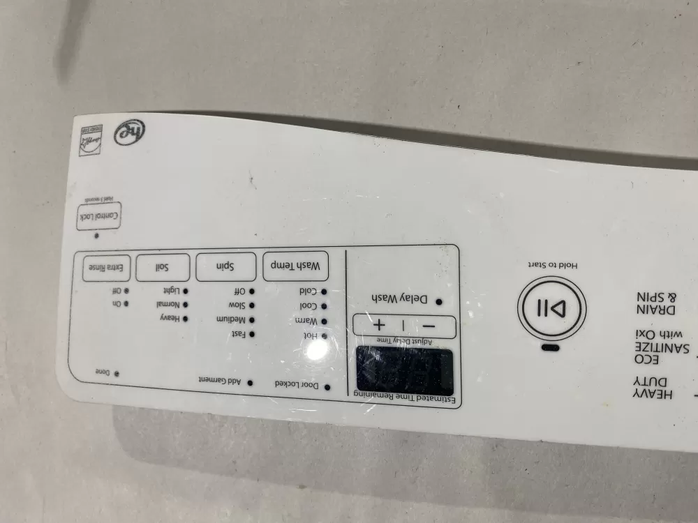 Whirlpool AP6024018 W10433082 W10750475 Washer Control Panel AZ111727 | BKV661
