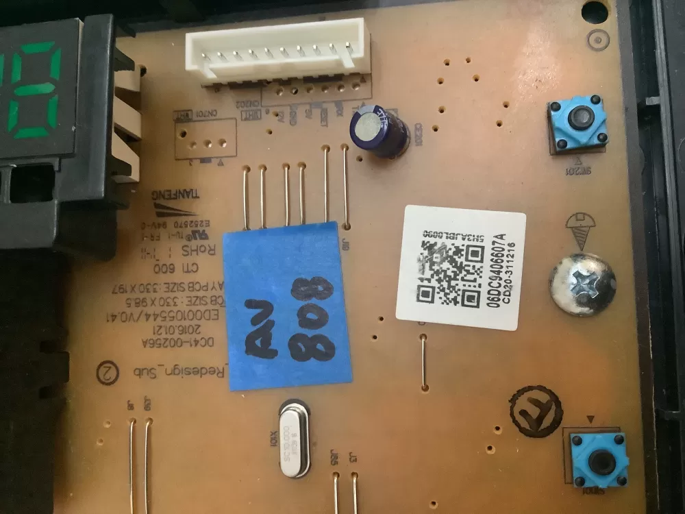 Samsung DC9406607A Washer Control Board AZ219068 | ARV808