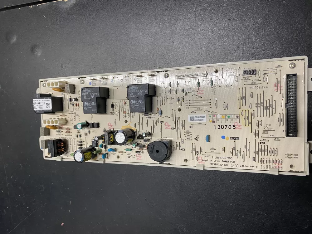 GE 175D6798G001 WE04M10011 Dryer Control Board AZ19056 | BKV53