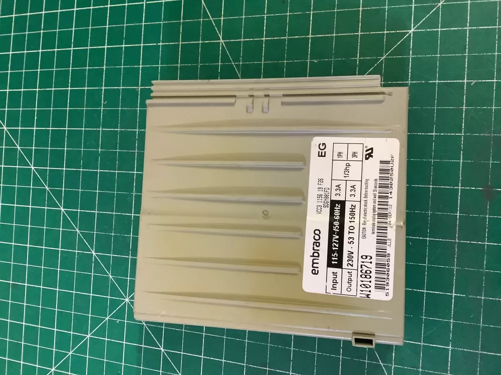 Kenmore  Whirlpool  KitchenAid  Maytag 519306059  W10893917  AP6030712  W10186719  W10285954  WPW10285954  4460593  PS11765768 Refrigerator Compressor Inverter Control