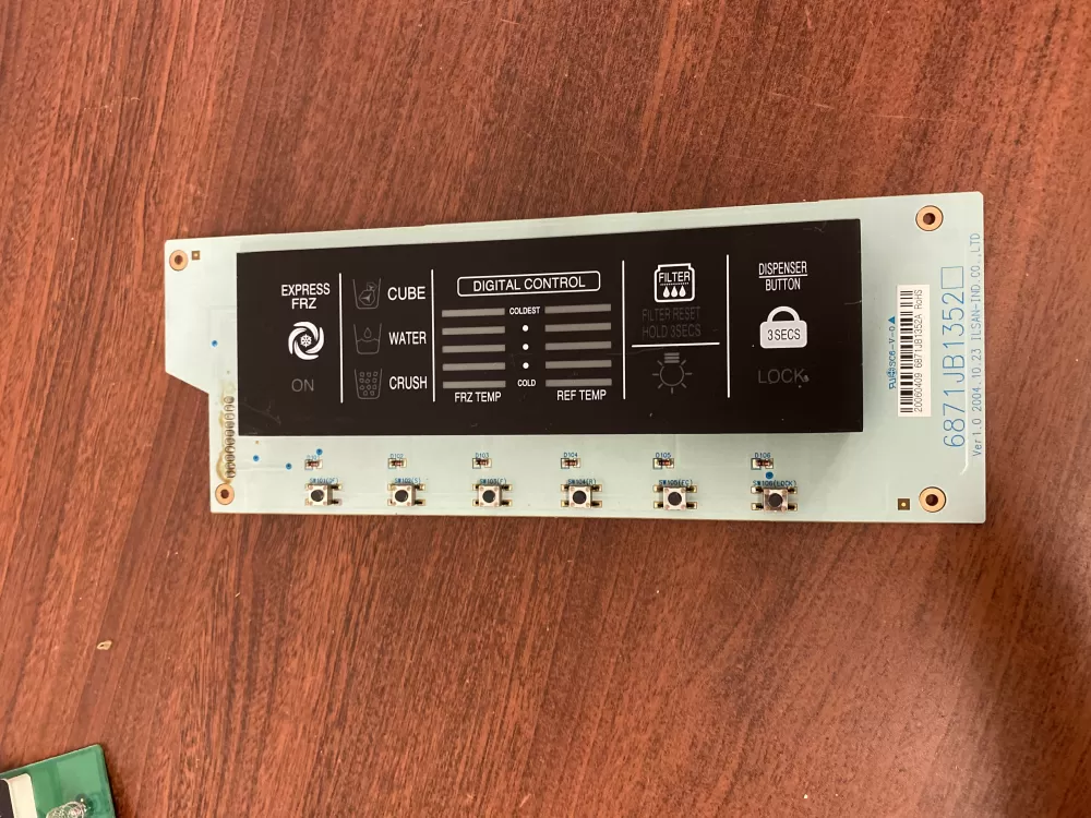 LG  Kenmore 6871JB1352A  6871JB1352 DISPENSER CONTROL BOARD