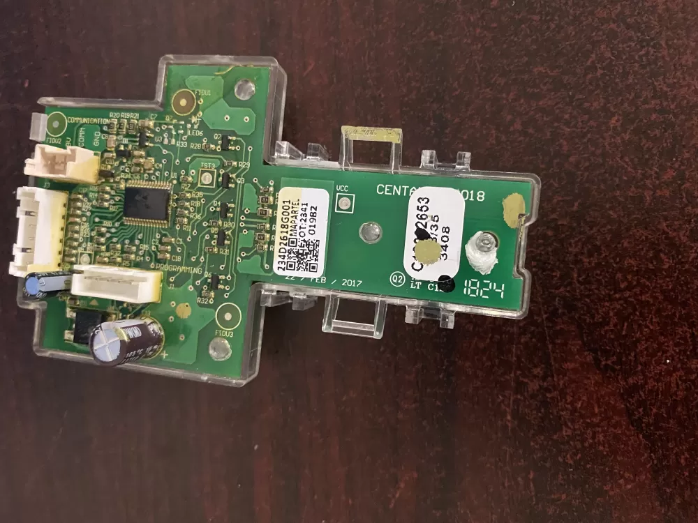 GE 234D2618G001 WE04X27284 Dryer Control Board AZ34963 | BK938