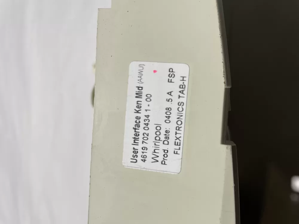 Whirlpool 4619 702 0434 1 - 00 Washer Control Board AZ130617 | Wmv313