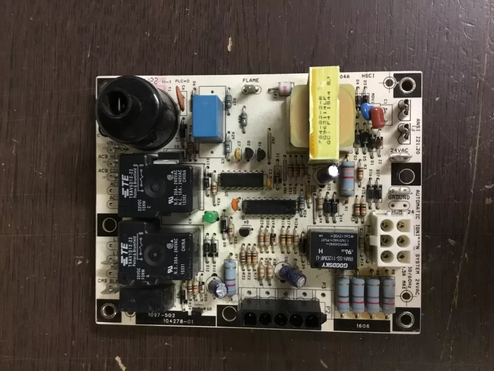 Rheem  Lennox 1097-83-504A Furnace Control Board Circuit