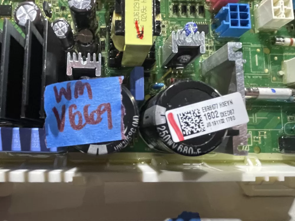 LG EBR86771802 AP6973893 Washer Power Main Control Board AZ113190 | Wmv669